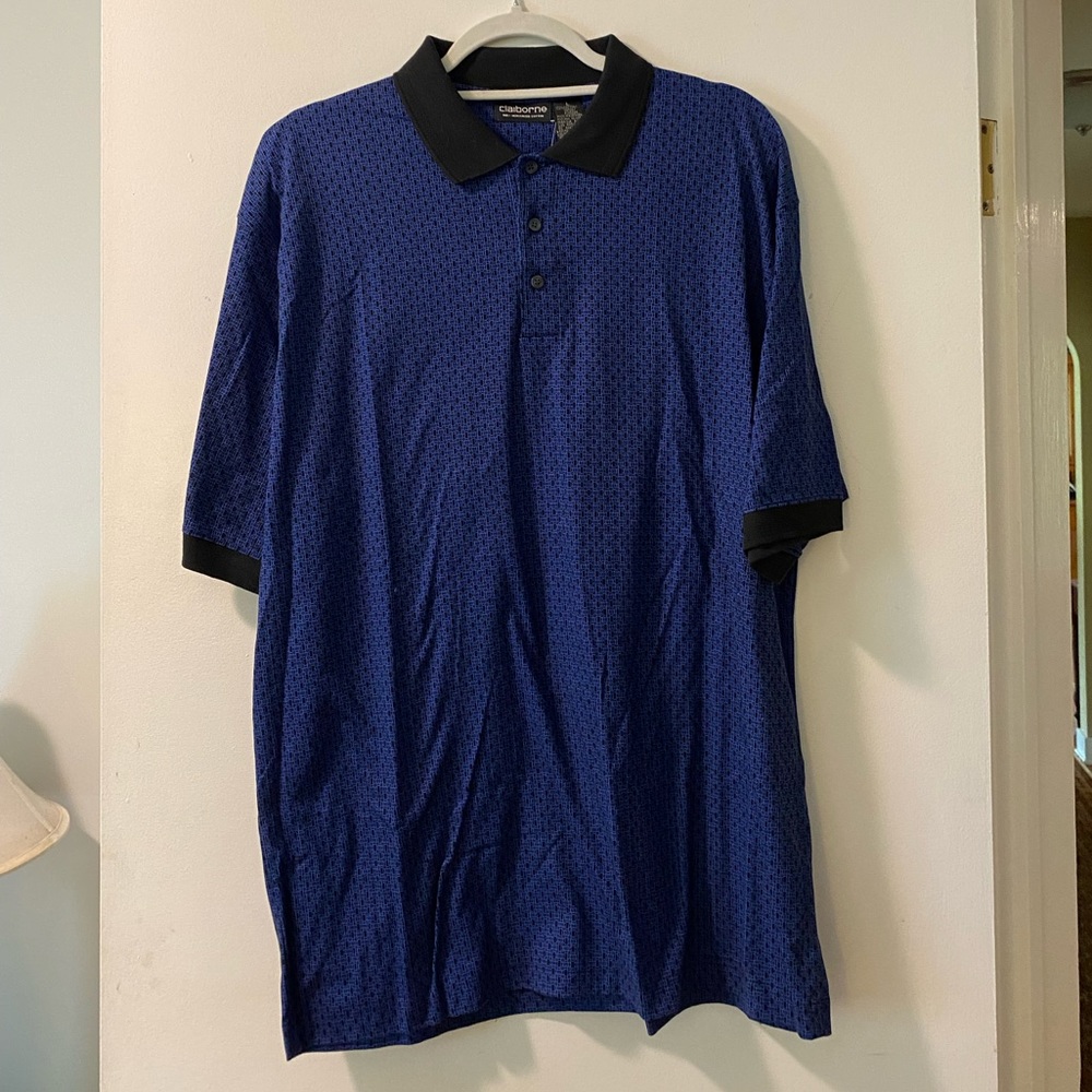 Claiborne NWT mens collared T-shirt